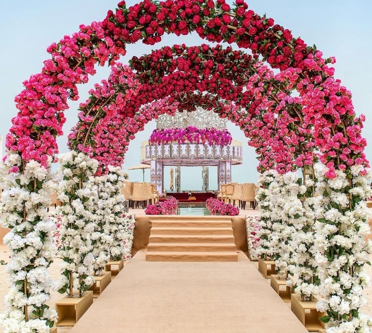 Wedding Entrance Walkway Decor